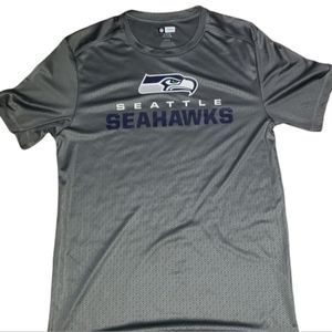 Seattle Seahawks Men's NFL Grey Logo Size Medium T Shirt